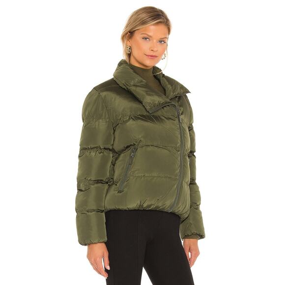 Toast Society Jupiter Puffer Jacket Khaki Green - S - Picture 4 of 7